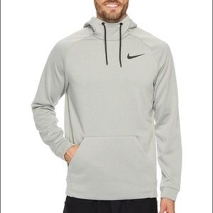 Men’s Nike Hoodie Therma Large Gray Dri Fit NWT